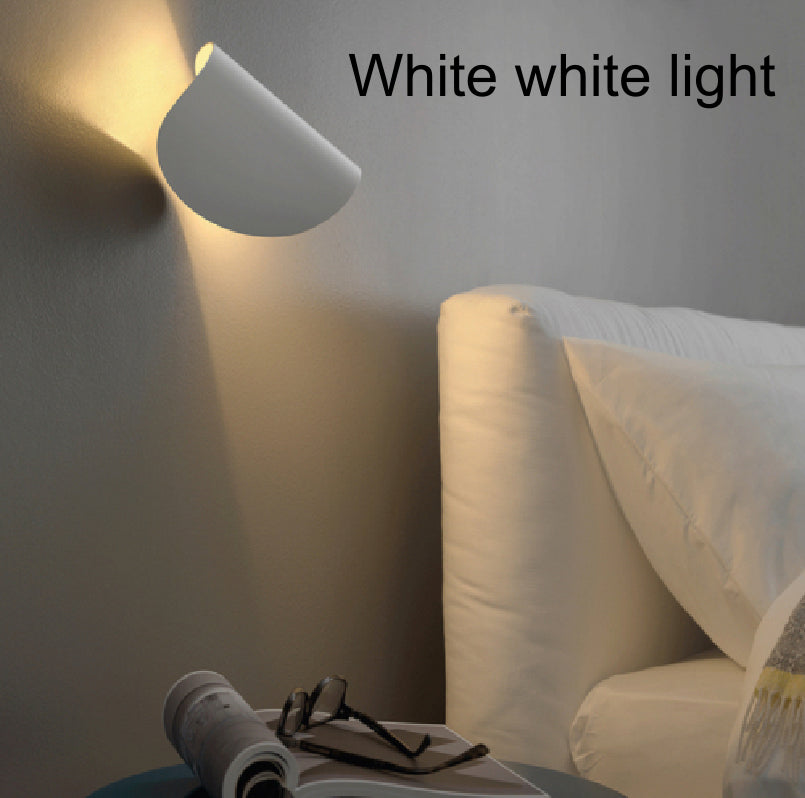 Creative Bedside Table Lamp – Modern Iron Nightstand Light for Bedroom & Living Room with E27/E14 LED