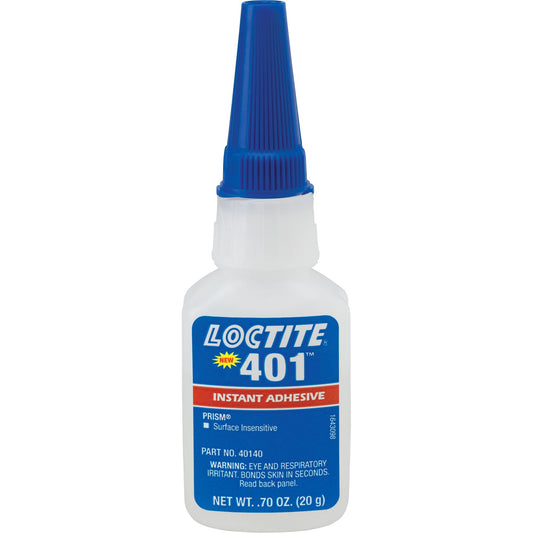 Prism™ 401 Instant Adhesive, Clear, Bottle, 20 g