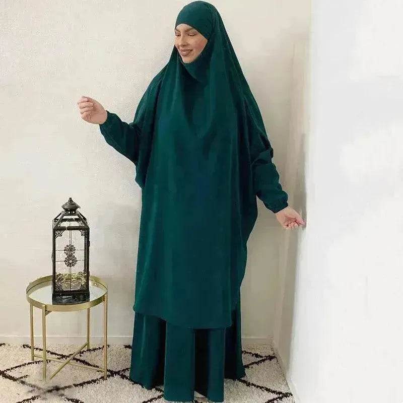 Casual  Plain Umrah and Haji Abaya Robe Dress for ArabArab Middle East Women