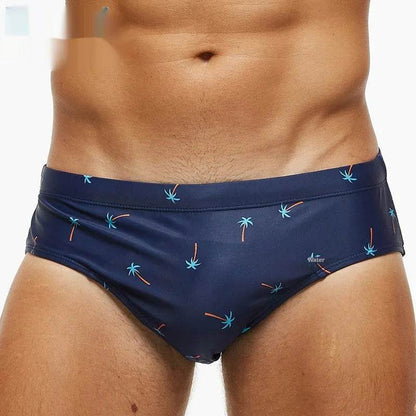 Solid Color Plus Size Swimming Trunks Briefs Shorts underwear