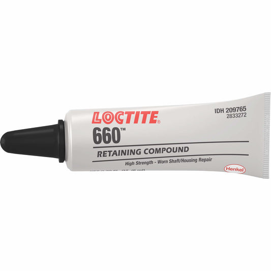 Quick Metal™ 660 Press Fit Repair Retaining Compound, 6 ml, Tube, Silver