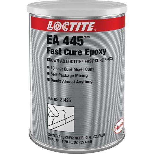 Fixmaster® Fast Cure Adhesive Mixer Cups, 10 x 1 oz., Kit, Two-Part, Grey
