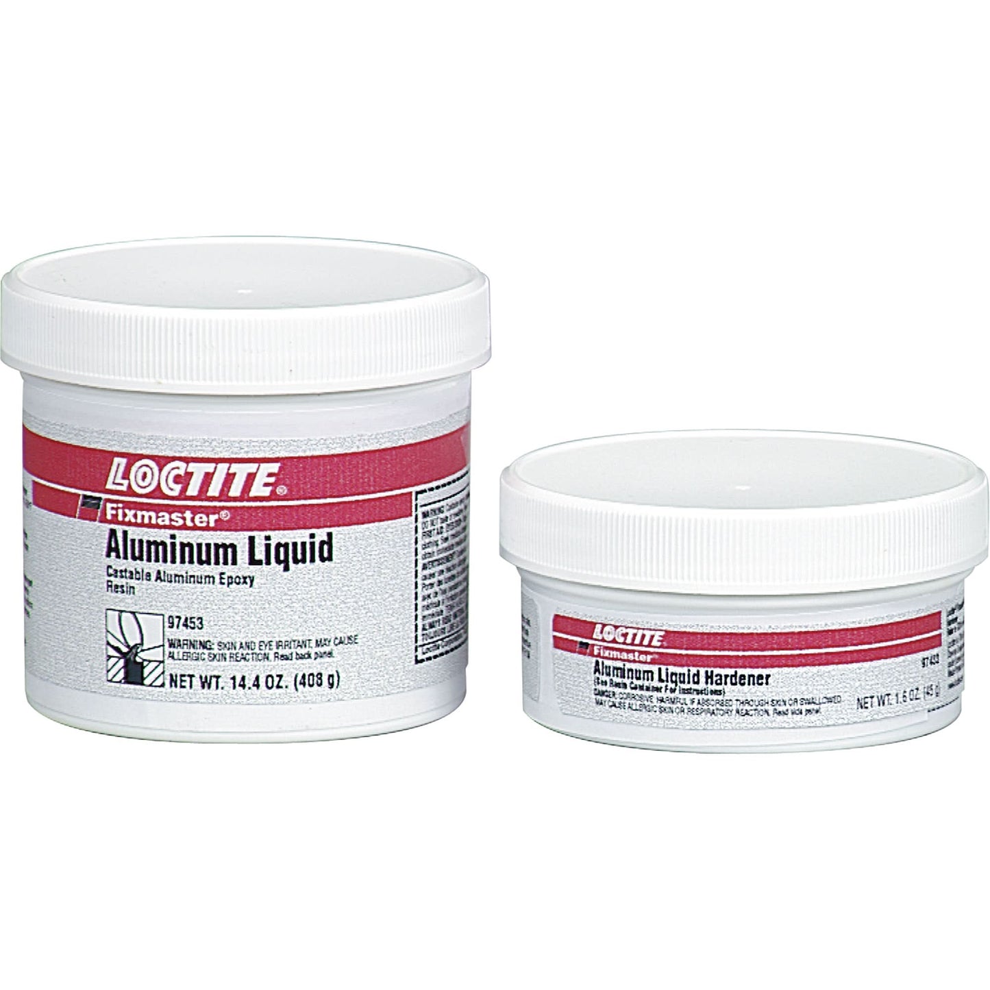 Fixmaster® Aluminium Liquid Adhesive, 681 g, Kit, Two-Part, Grey