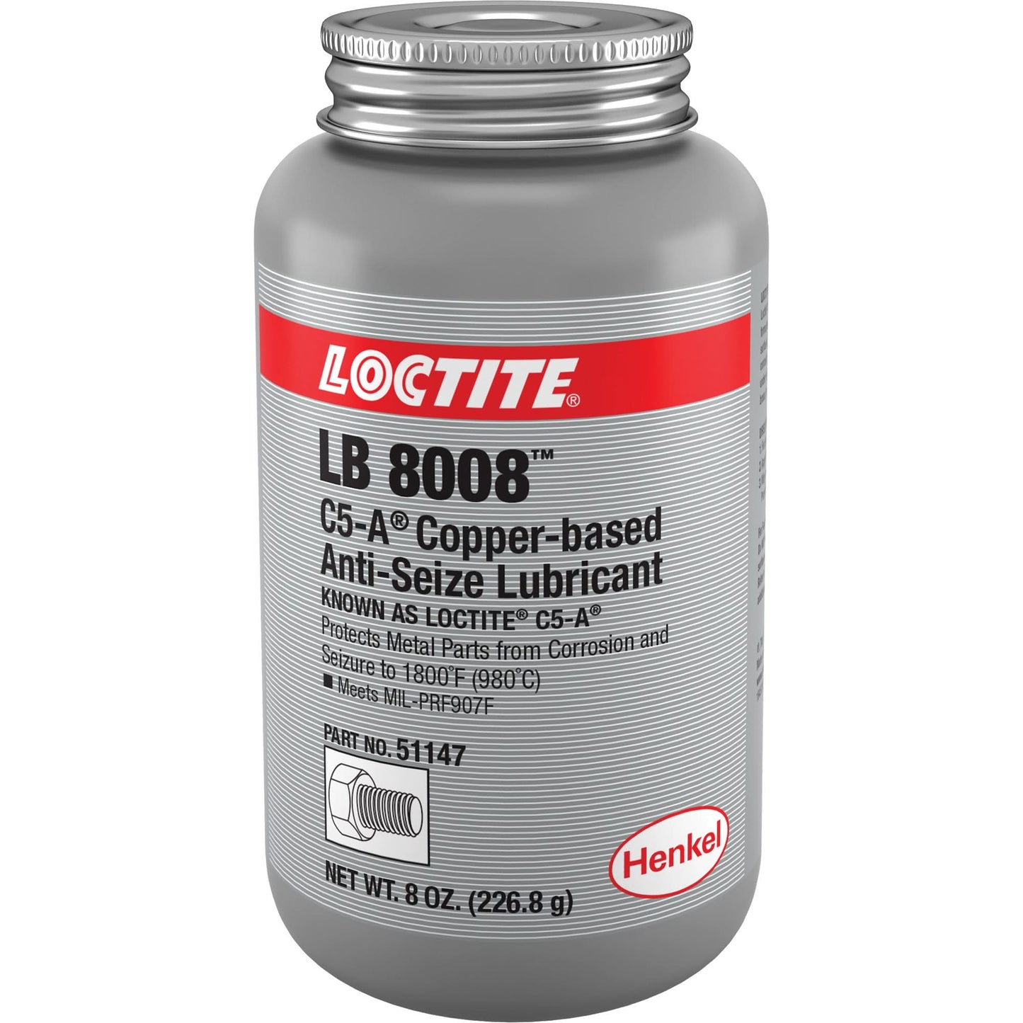 C5-A™ Copper Based Anti-Seize, 287 g., Brush Top Can, 1800°F (982°C) Max Temp.
