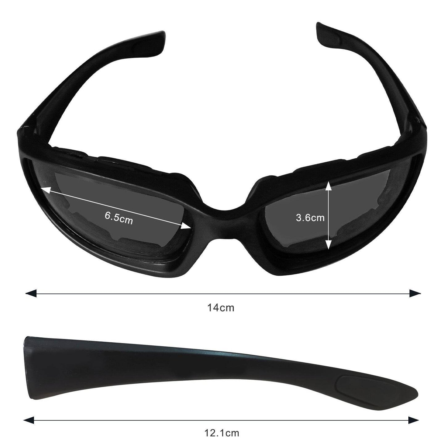 Lunettes de soleil de cyclisme Chopper, lunettes de sport d'extérieur pour hommes, protection UV400 enveloppante pour la pêche, lunettes de conduite, lentille grise coupe-vent, lot de 3