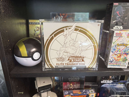 1x EVORETRO Acrylic Case for Pokemon ETB with Magnetic Lid