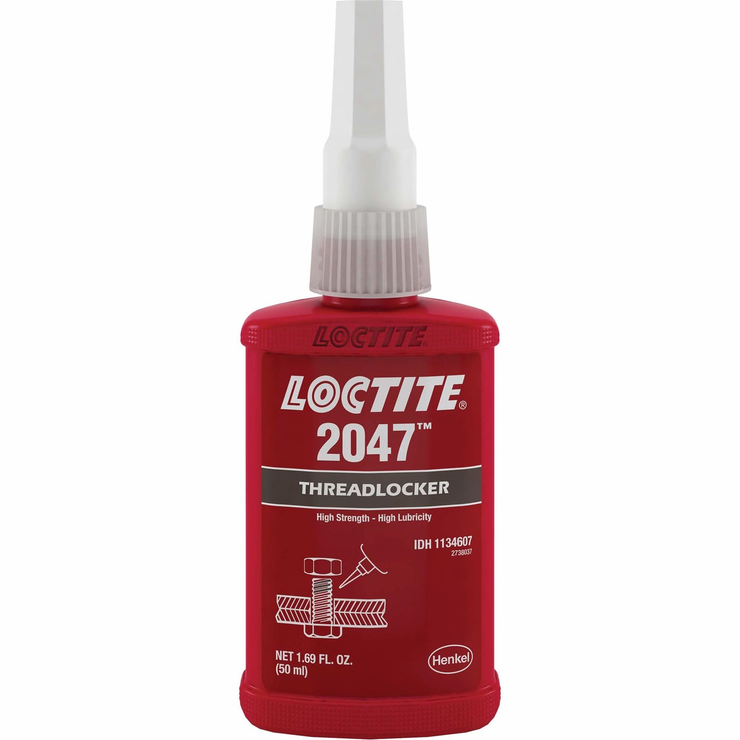2047 Threadlocker, Black, High, 50 ml, Bottle