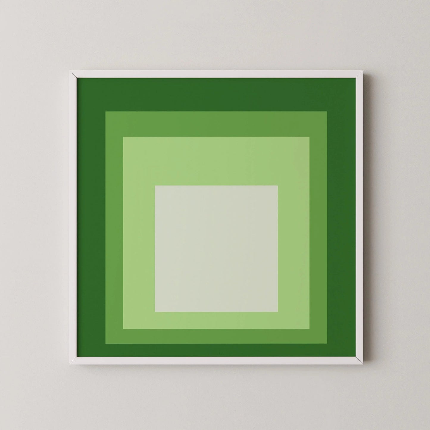 Josef Albers Inspired 'Homage to the Square' Giclee Print: Mid-Century Modern Art