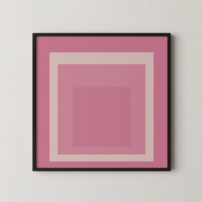 Josef Albers Inspired - Margot - 'Homage to the Square' Giclee Print: Mid-Century Modern Art