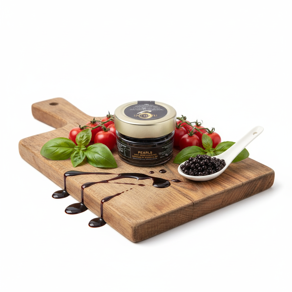 Perles de vinaigre balsamique VIEILLI, Modène I.G.P. (Noir)