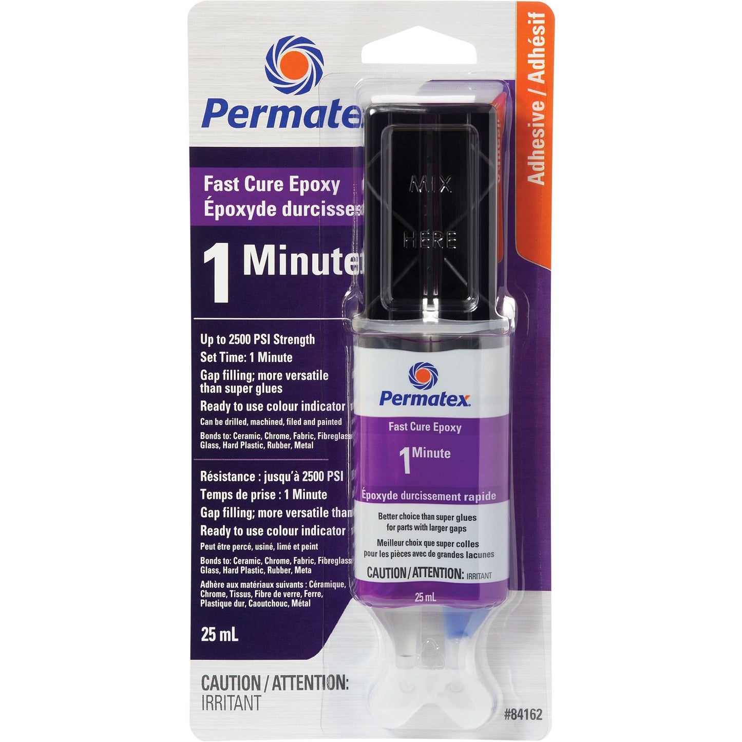 Gel Epoxy, 25 ml, Syringe, Two-Part, Clear