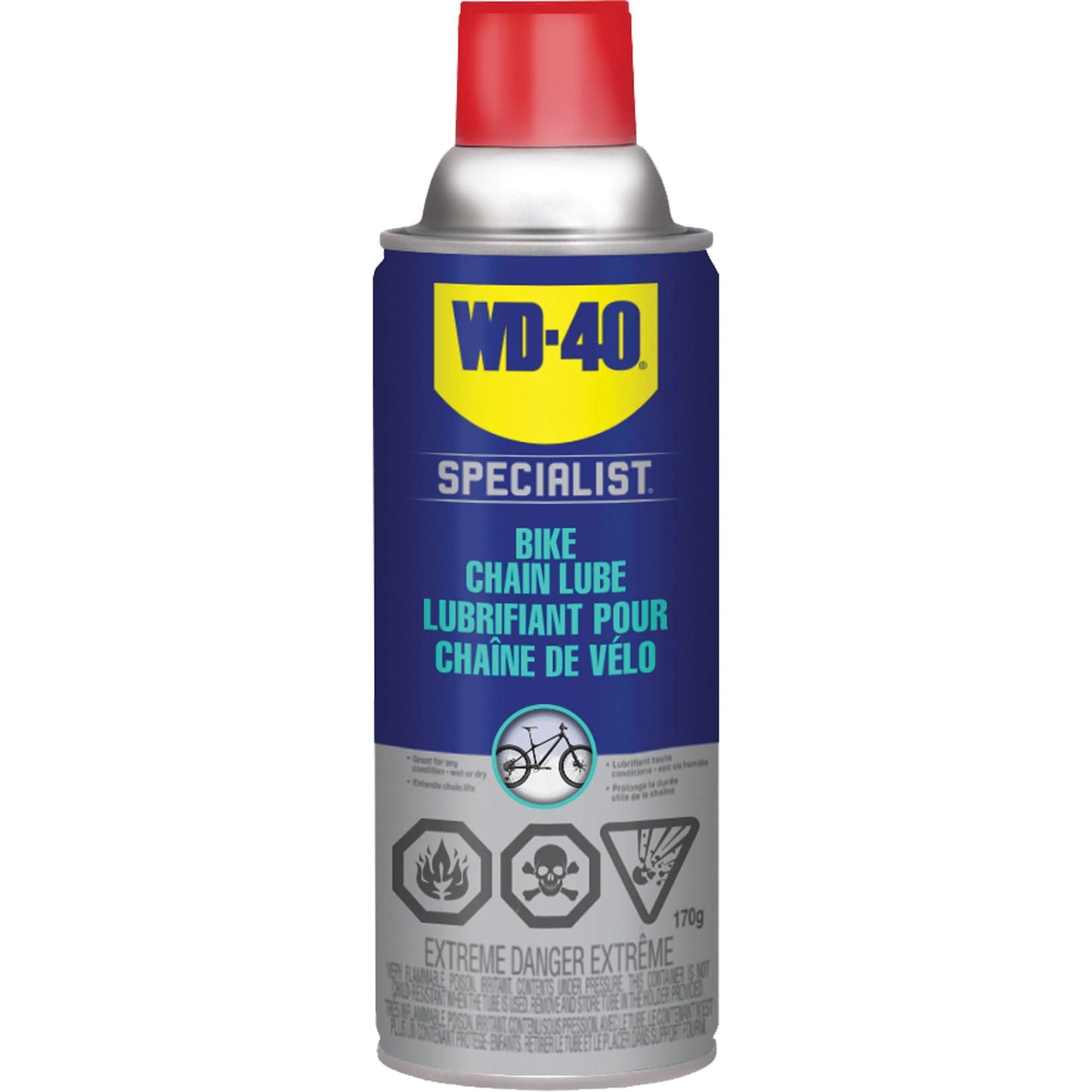 Bike Chain Lubricant, Aerosol Can