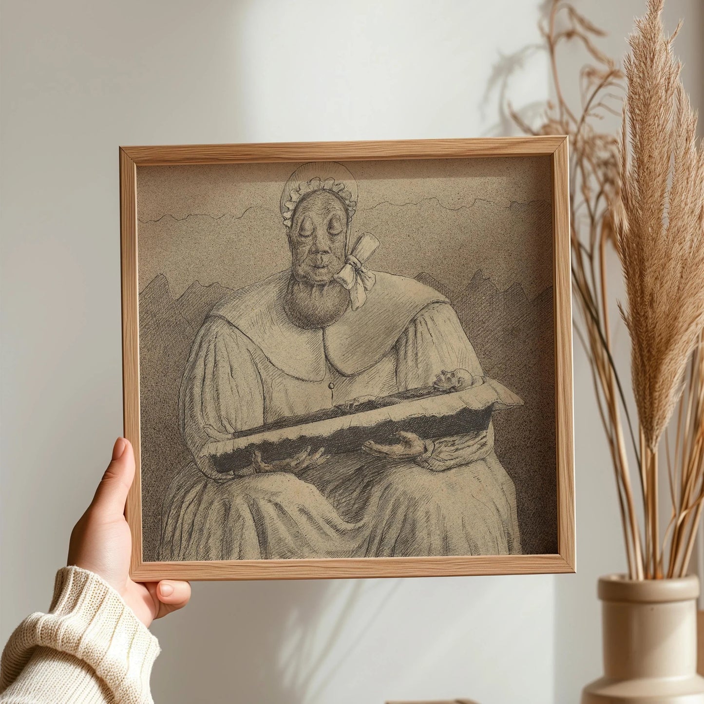 Alfred Kubin Surrealist Print: Symbolist Sketch Art, Monochrome Giclee