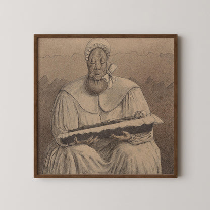Alfred Kubin Surrealist Print: Symbolist Sketch Art, Monochrome Giclee