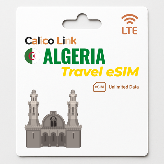 eSIM Algérie Voyage Données Illimitées