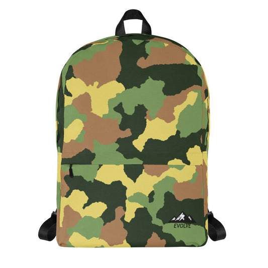 Sac à dos de jour camouflage vert