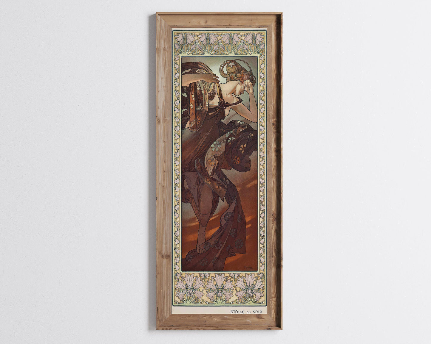 Alphonse Mucha - L'Etoile du Soir Art Nouveau Vintage Poster