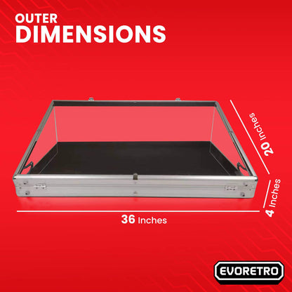 EVORETRO Acrylic Clear Top Display Vendor Trade Show showcase