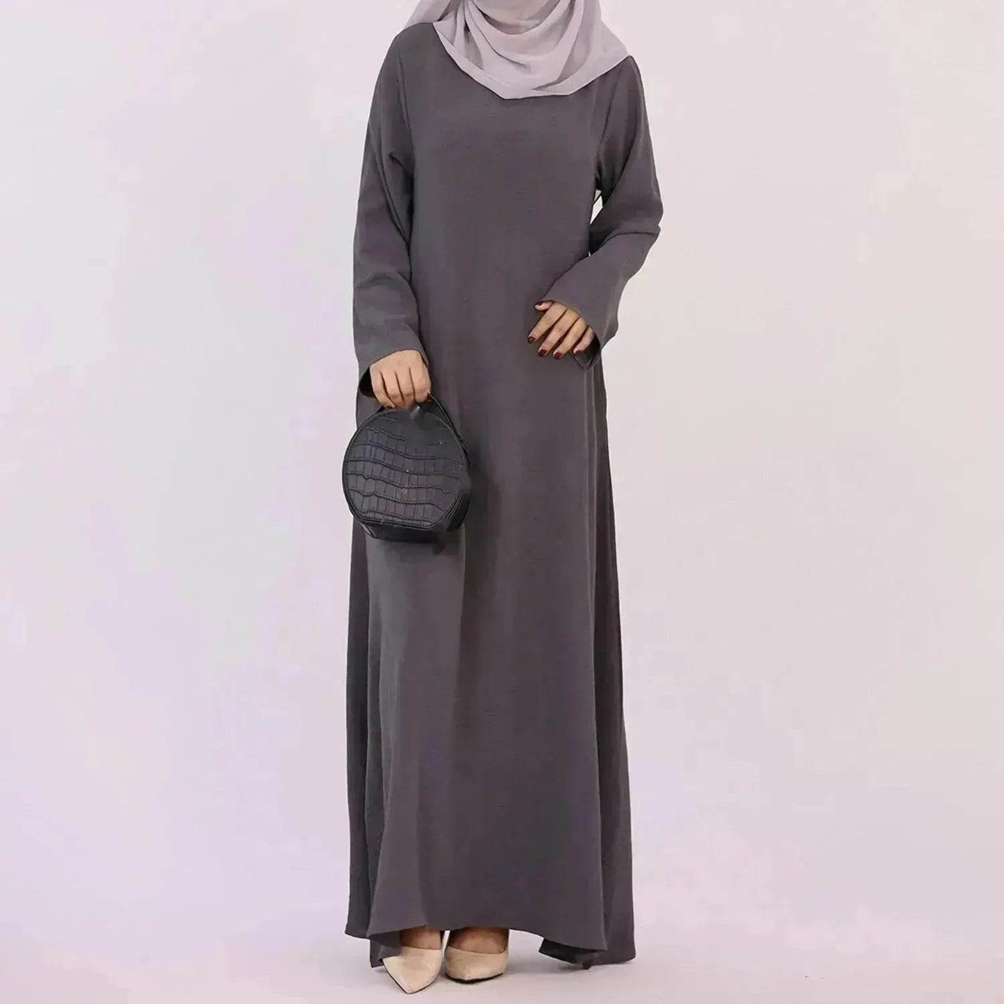 Middle East Dubai Turkey Multi-color Plus Size Women's Dress