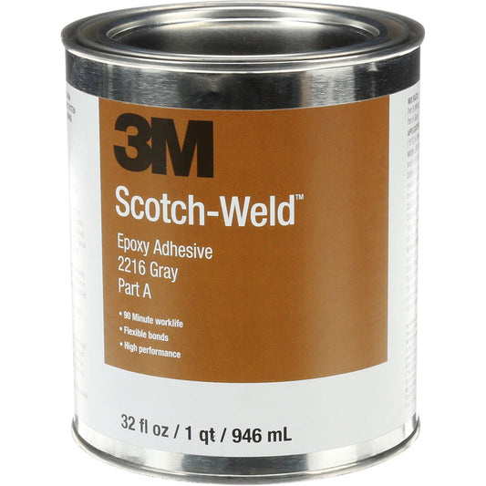 Adhésif Scotch-Weld™, 32 fl. oz., Kit, Deux composants, Gris