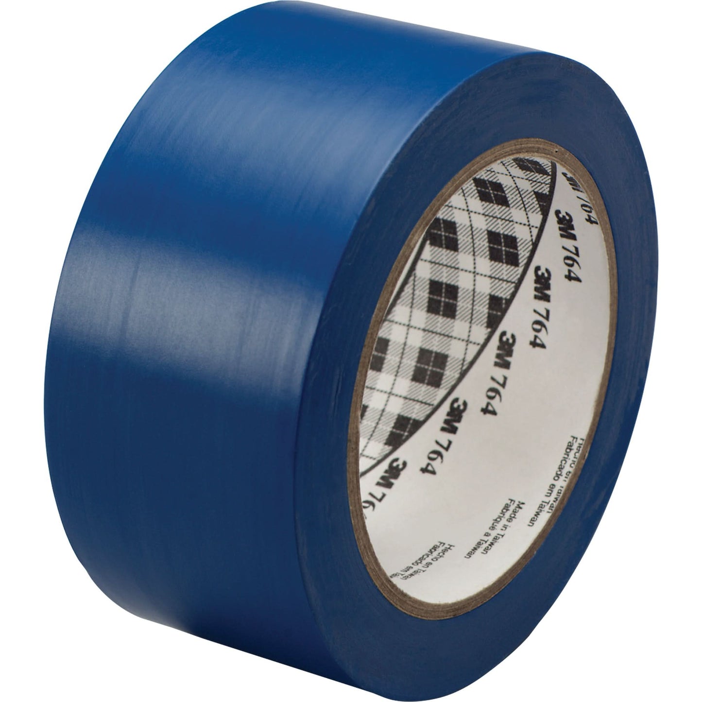 764 General-Purpose Vinyl Tape, 25.4 mm (1") W x 32.9 m (108') L, 5 mils, Blue