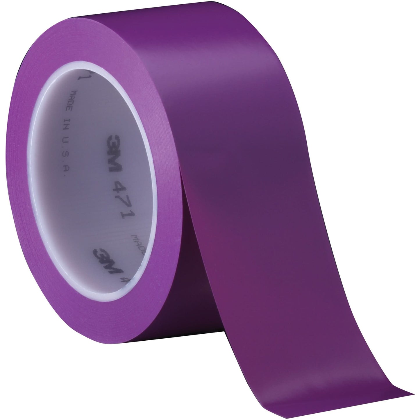 471 Vinyl Tape, 50.8 mm (2") W x 32.9 m (108') L, 5.2 mils, Purple