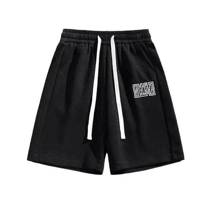 American Retro Shorts Male Student Hong Kong Style Trendy Fashion Fifth Pants Casual