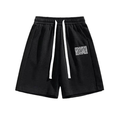 American Retro Shorts Male Student Hong Kong Style Trendy Fashion Fifth Pants Casual