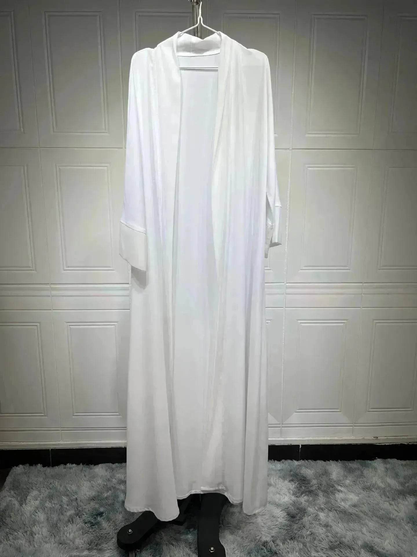 Arab  Cardigan Coat Chiffon Patchwork