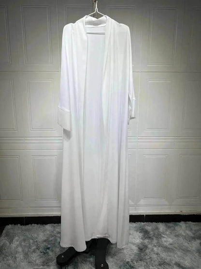 Arab  Cardigan Coat Chiffon Patchwork