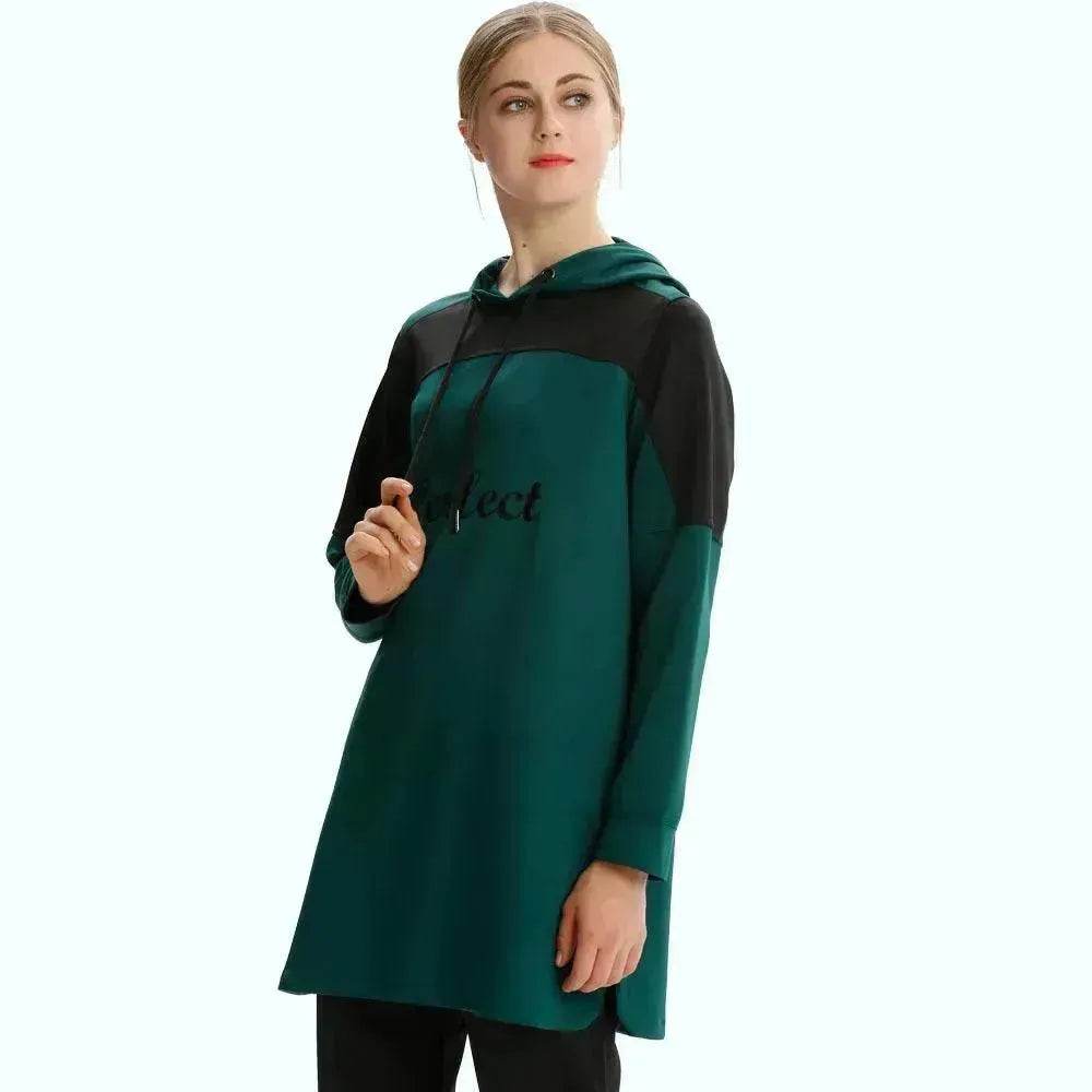 Arab  Conservative Casual Pullover Hoodie Loose