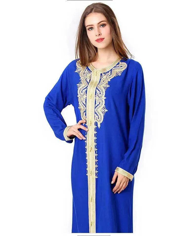 Arab  Embroidered Lace Dress Dress