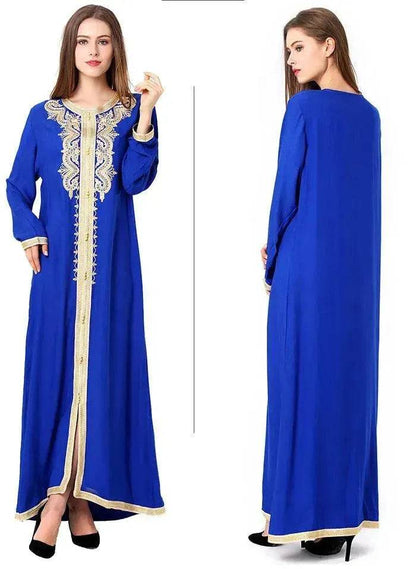 Arab  Embroidered Lace Dress Dress
