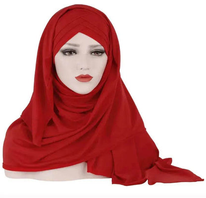 Arab  Lady Fashion Patch Hijab