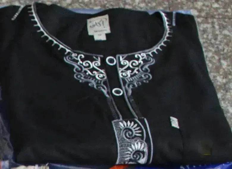Nouvelle Liturgie Broderie Coton Chanvre Hommes Arabes Costumes Deux Pièces En Gros