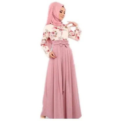 Arab  Print Dress Arab Hot Style