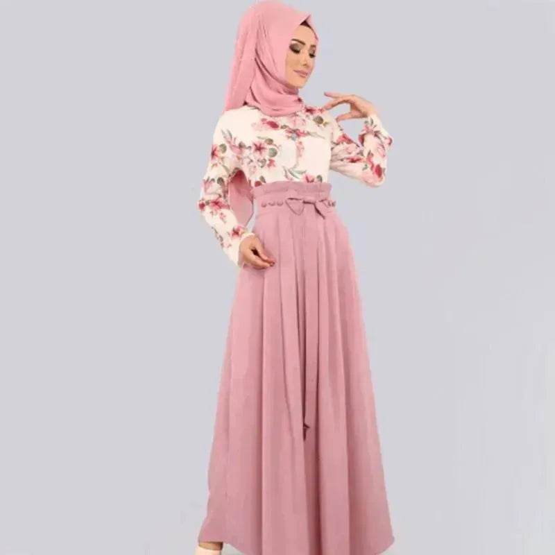 Arab  Print Dress Arab Hot Style