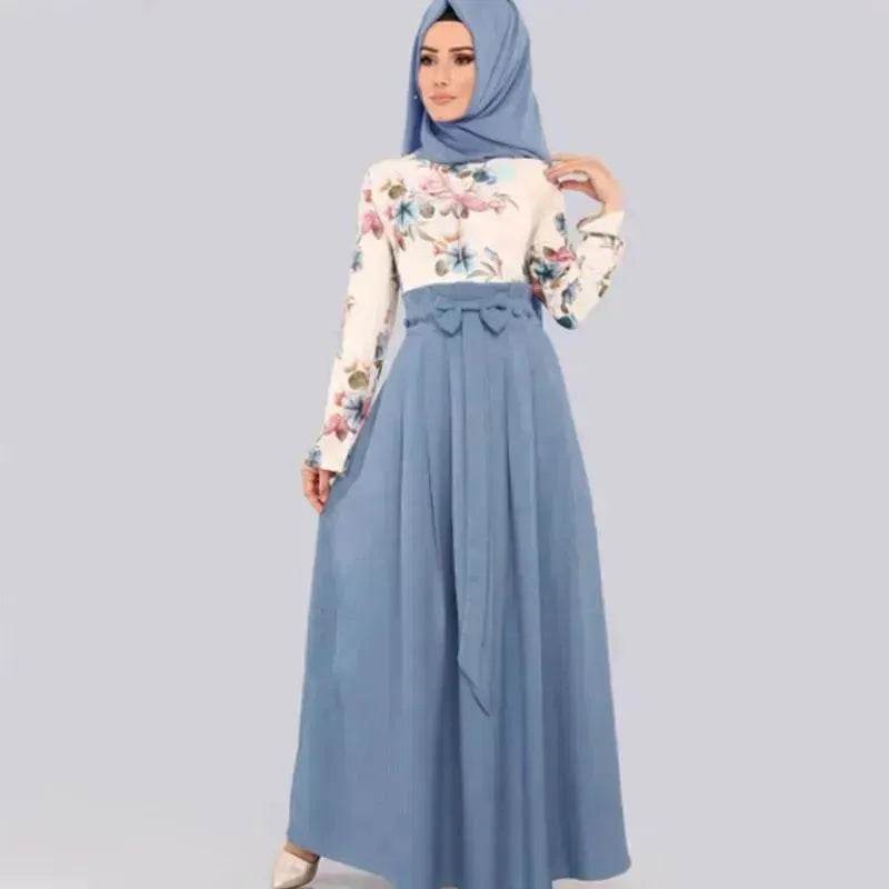 Arab  Print Dress Arab Hot Style