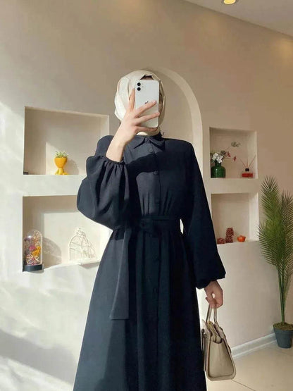 Arab  Solid Color Women's Clothing Dress