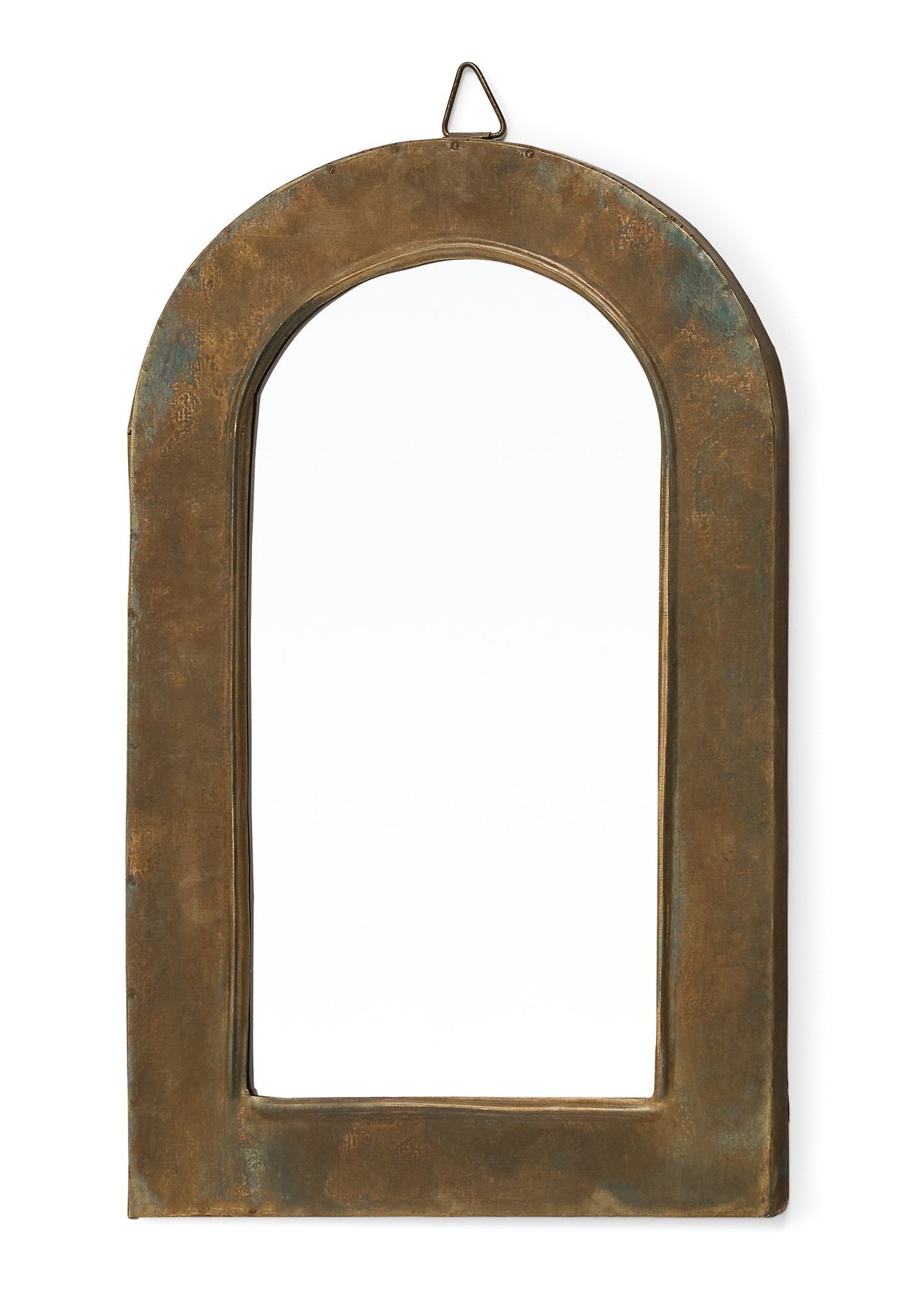 Arch Iron Mirror – Aged Antique