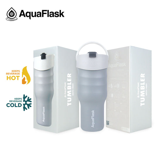 Gobelet Aqua Flask – Tasse de Voyage Isotherme en Acier Inoxydable 887ml (30 oz)