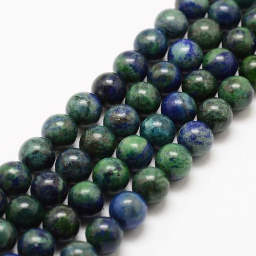 Perle de pierre gemme d'azurite