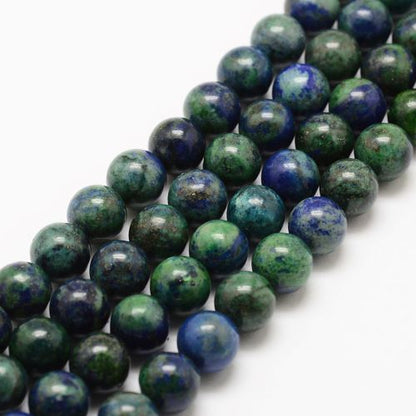 Perle de pierre gemme d'azurite