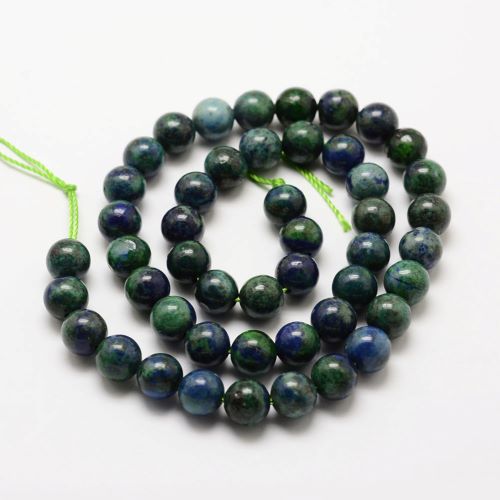 Perle de pierre gemme d'azurite