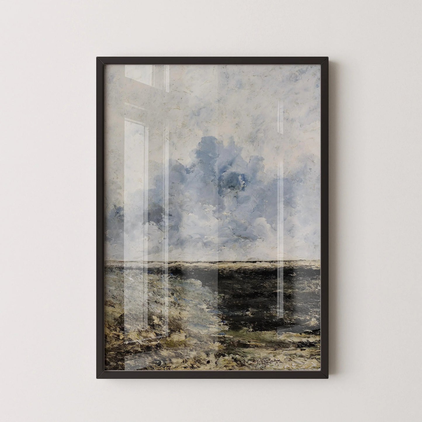 August Strindberg Seascape Giclee Print: Moody Impressionist Art