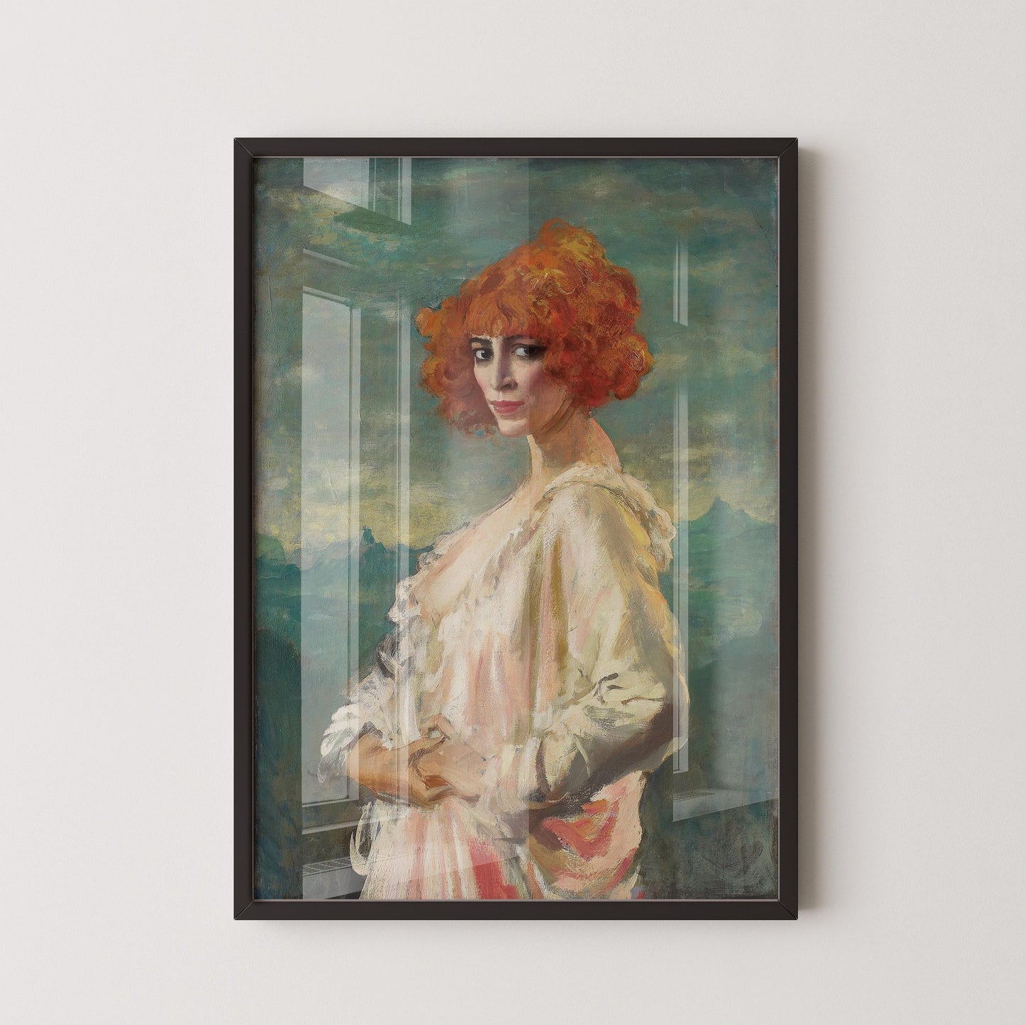 Augustus John - The Marchesa Casati | Vintage Portrait Wall Art (available handframed or unframed)
