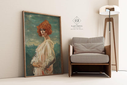 Augustus John - The Marchesa Casati | Vintage Portrait Wall Art (available handframed or unframed)