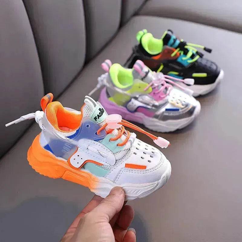 Chaussures décontractées d'automne pour bébés filles garçons, semelle souple antidérapante respirante, baskets de mode d'extérieur pour enfants, chaussures de sport pour enfants