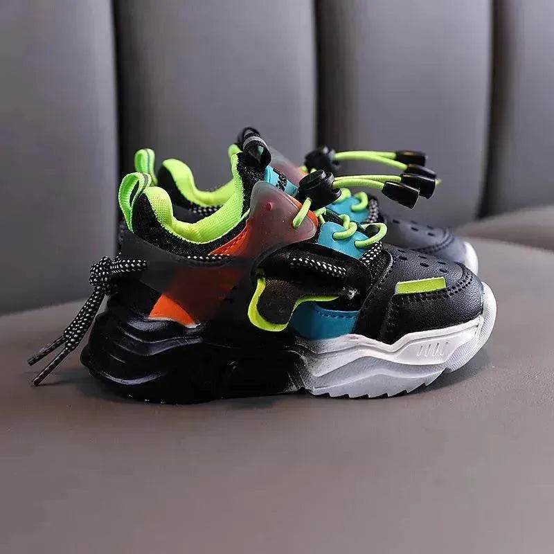 Chaussures décontractées d'automne pour bébés filles garçons, semelle souple antidérapante respirante, baskets de mode d'extérieur pour enfants, chaussures de sport pour enfants