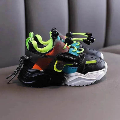Chaussures décontractées d'automne pour bébés filles garçons, semelle souple antidérapante respirante, baskets de mode d'extérieur pour enfants, chaussures de sport pour enfants